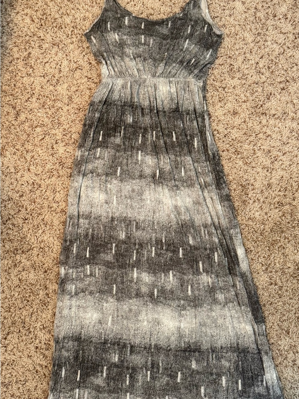 DC Women's Black and Gray Ombre Maxi Dress new without tags